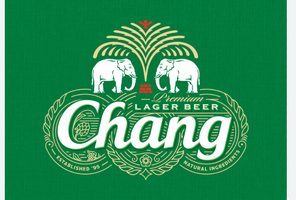 Logótipo Chang — cerveja tailandesa para restauração asiática