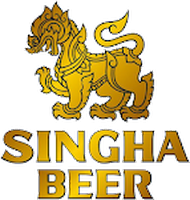 Logótipo Singha — cerveja original tailandesa para restaurantes no Algarve