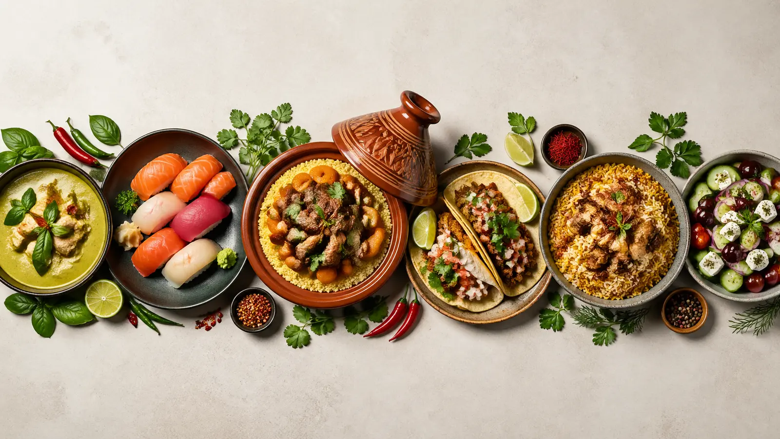 Cozinha internacional premium - México, Índia e Itália - Coolchoice Algarve