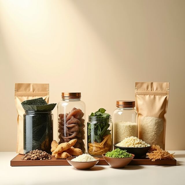 Conservas e secos asiáticos premium - algas, kombu, shiitake - Coolchoice
