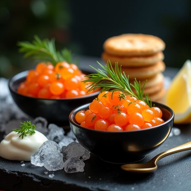 Ovas e caviar premium para gastronomia gourmet - Coolchoice Algarve