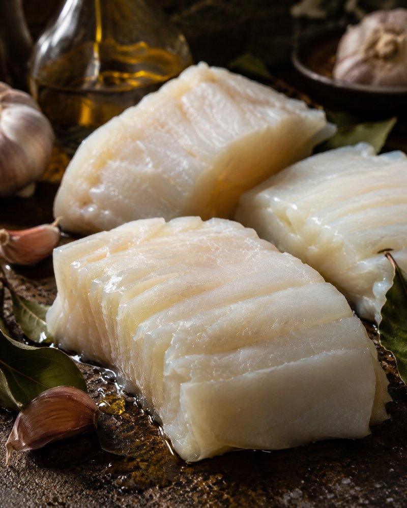 Lombos de bacalhau premium com alho, louro e azeite - Coolchoice Algarve